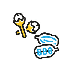 Multi color icon for spices