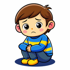 cartoon boy with a big smile