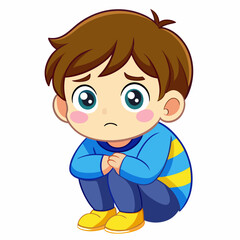 little boy with a heart