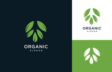 leaf logo design  for company logos, business and branding digital technology 