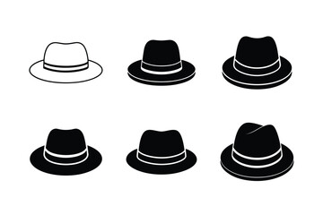 classic homburg hat front view subtle art