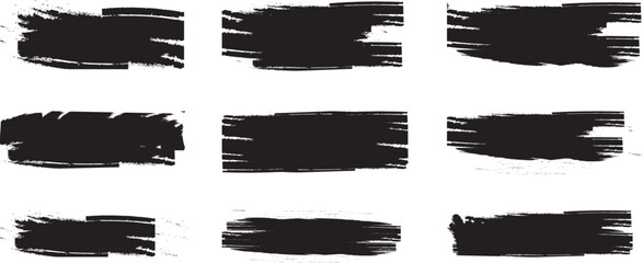 brush strokes collection, Ink splatters,grungy painted lines,artistic design elements:waves,circles,triangles.Vector paintbrush brush strokes, brushes, lines, frames, box, grungy. Grungy brushes Black