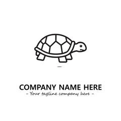 Turtle logo design vector illustration