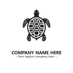 Turtle logo design vector illustration