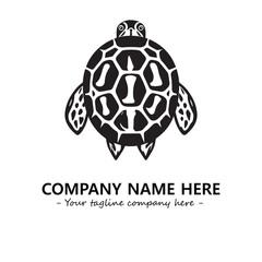 Obraz premium Turtle logo design vector illustration