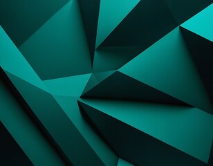 Black dark blue green teal cyan petrol jade abstract background. Geometric shape. Line stripe diagonal triangle angle 3d,booklet, brushed, cover, crystal, cyber, deep, diamond, effect, elegant,