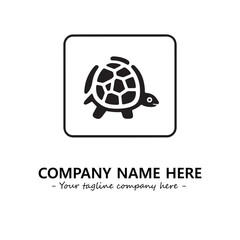 Turtle logo design vector illustration