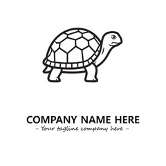 Turtle logo design vector illustration