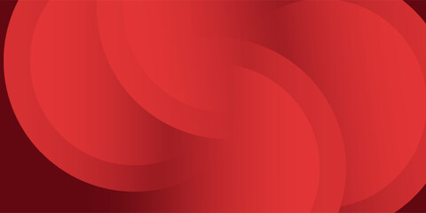Red abstract background. Dynamic shapes composition red shape circle