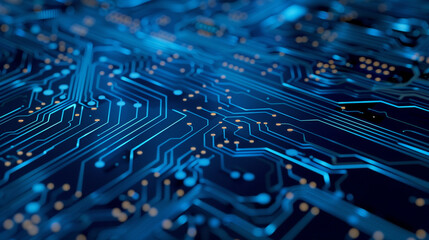 Abstract digital background with technology circuit board texture. Futuristic digital electric tech circuit board pattern background.