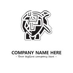 Turtle logo design vector illustration