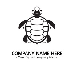 Turtle logo design vector illustration