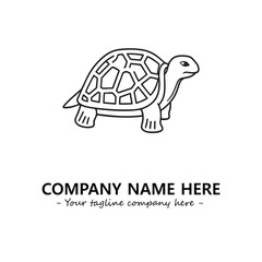 Turtle logo design vector illustration
