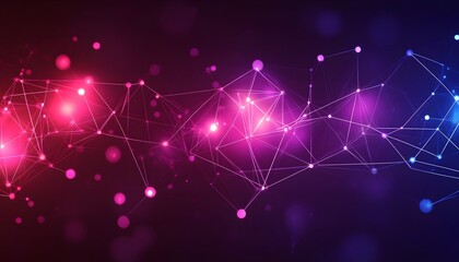 Fototapeta premium Network design with vibrant color highlights.