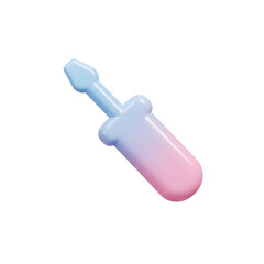 Colorful plastic droplet-shaped bubble toy with a stick for children and sensory play