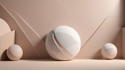 Abstract Geometric Composition with Spheres