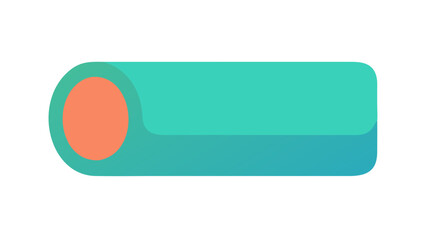 Minimalist Yoga Mat Vector Illustration