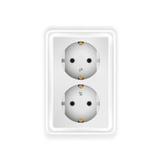 plastic european electric socket