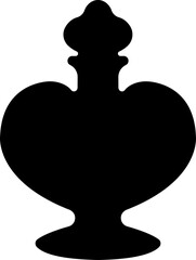 Potion icon in flat. isolated on transparent background