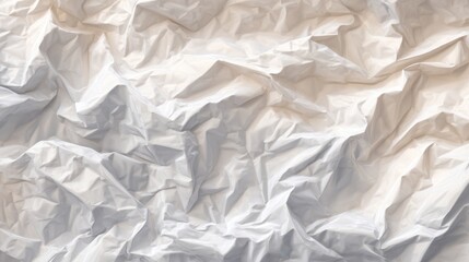 Abstract Textured White Fabric
