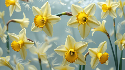 Fototapeta premium daffodils in spring