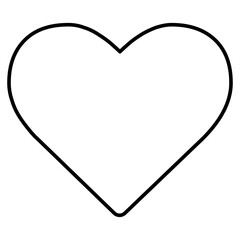 Heart Symbol Icon Vector Line