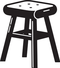 Modern Stool Design Vector
