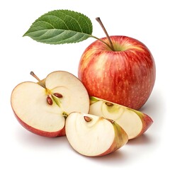Fresh  Apple Fruit with clean  White Background