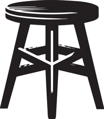 Modern Stool Design Vector