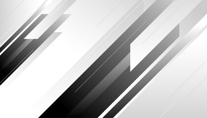 Modern white and black abstract background Abstract geometric shape for presentation design