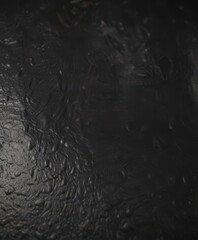 Obraz premium Deep-grained black leather, polished shine Elegant texture , automobile, surface