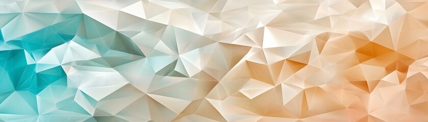 Obraz premium Abstract geometric pattern with soft color transitions.