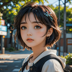 portrait of a girl