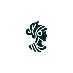 Roman lady logo