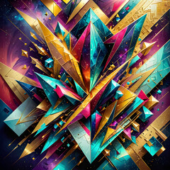 abstract background with stars