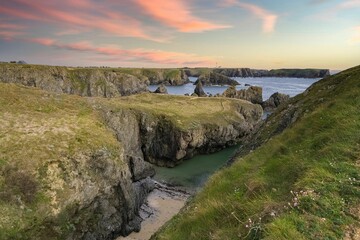 Belle-Ile in Brittany, seascape 