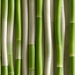 Fototapeta premium Textured green bamboo stalks background