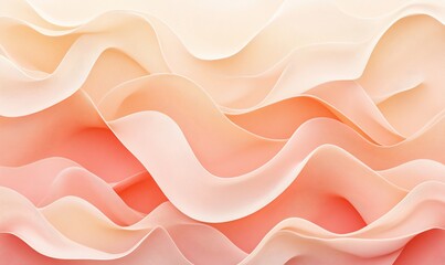 Abstract wavy pastel colors