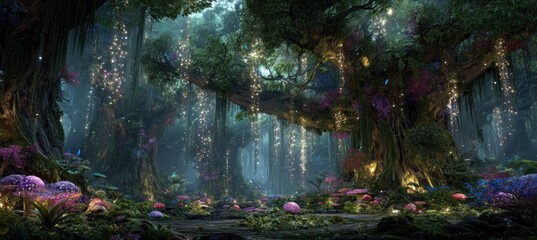 Fototapeta premium Enchanting Fairy Forest