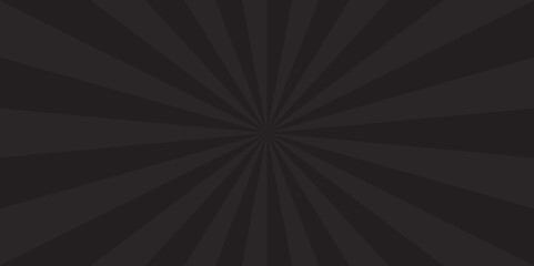 Abstract background with sunburst pattern design. Vintage black and gray gradient sunrays illustration swirl grunge backdrop line texture background.	