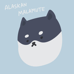 Hand-drawn Dogs Breeds Vector Illustration Set