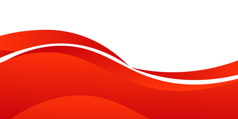 Vector red line background curve element with white space for text and message design, overlapping layers, web, banner modern background ilustration