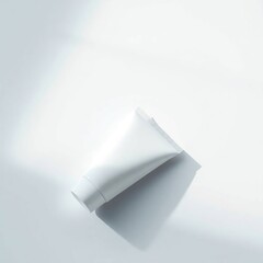 Photorealistic Cosmetic Tubes Minimalist Sci-Fi Design