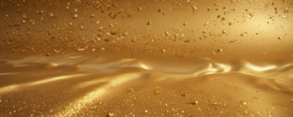 Glistening gold backdrop, luxurious metallic glitter effect,  shine,  gold glitter