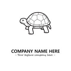 Turtle logo design vector illustration