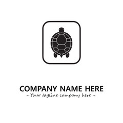 Turtle logo design vector illustration