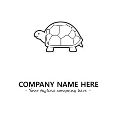 Turtle logo design vector illustration
