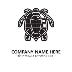 Turtle logo design vector illustration