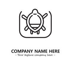 Turtle logo design vector illustration