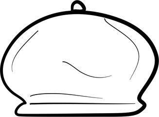 Hat Illustration coloring page
